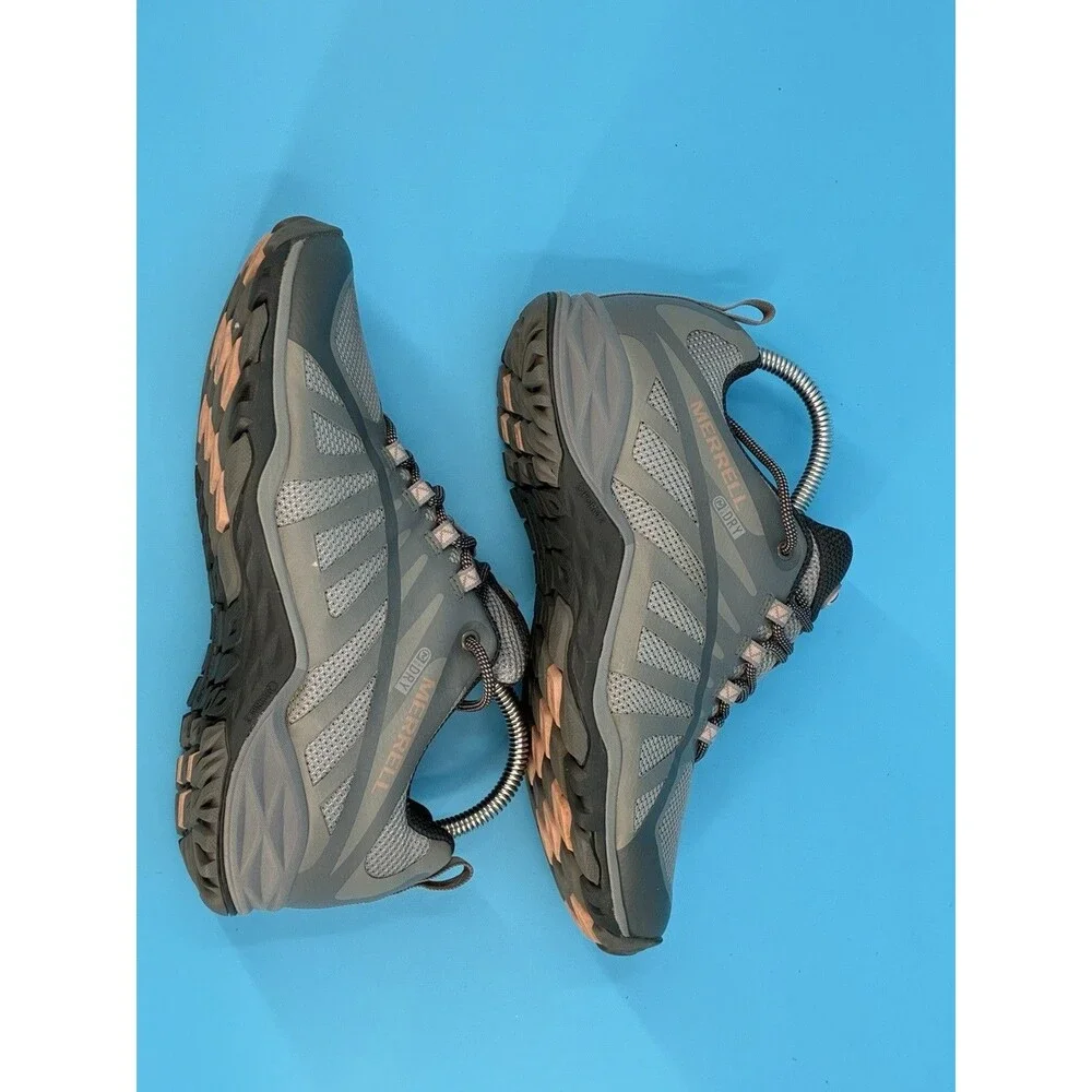 Merrell Siren Edge Q2 Waterproof Women’s Hiking Shoes Gray Pink Size 8